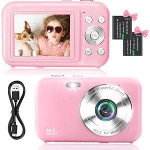 Digitale Fotocamera voor Volwassenen - Oplaadbaar Fotoapparaat met Haarscherpe Beeldkwaliteit - Draagbare Camera voor Fotografie - Ideaal voor Hobbyisten en Professionals