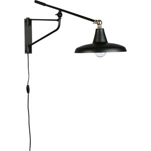 Dutchbone Hector Wandlamp Zwart