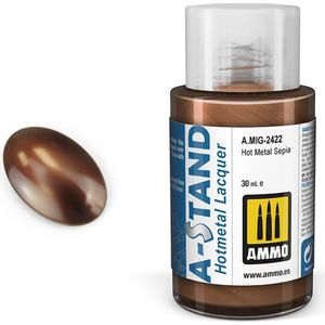 AMMO MIG 2422 A-Stand Hot Metal Sepia - 30ml Verf flesje