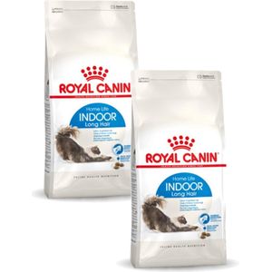 Royal Canin Fhn Indoor Longhair - Kattenvoer - 2 x 4 kg