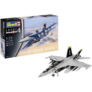 1:72 Revell 03834 F/A-18F Super Hornet Plane Plastic Modelbouwpakket