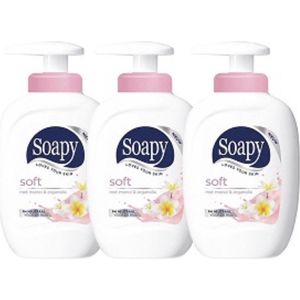 Soapy Soft pomp handzeep - 3 stuks a 300 ML - voordeelverpakking