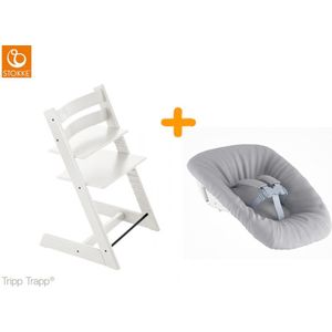 Stokke Tripp Trapp kinderstoel Wit + Newbornset