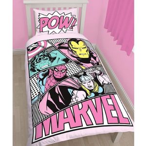 Marvel Dekbedovertrek Girl 135x200 Polykatoen