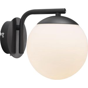 Nordlux Grant - Design Wandlamp - Glas/Metaal - Zwart;Wit