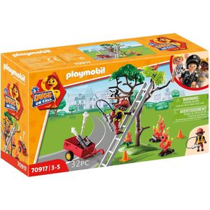 PLAYMOBIL Duck On Call - Brandweeractie. Red de kat! - 70917