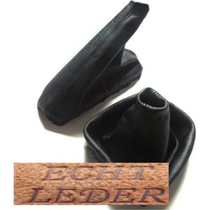 ECHT Leder pookhoes Geschikt voor BMW E30 1982-1995 Inclusief Handremhoes voor bmw pook