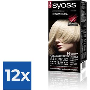 SYOSS Color baseline 9-5 Frozen Pearl Blonde - 1 stuk - Voordeelverpakking 12 stuks