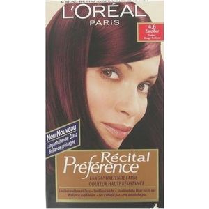 L'Oreal Haarverf Excellence - Préférence nr. 4.6 Zanzibar Dieprood