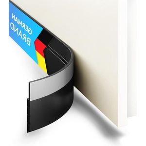 Tochtstrip Zwart 1 meter Zelfklevend - Energiebesparende Tochtstopper - Koudewering Onderkant Deur - Voordeur Afdichting