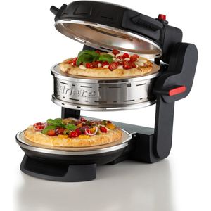 Ariete - PIZZERIA - dubbele pizzaoven - 2300W - 2 pizza's tegelijk - max. 400 °C - zwart