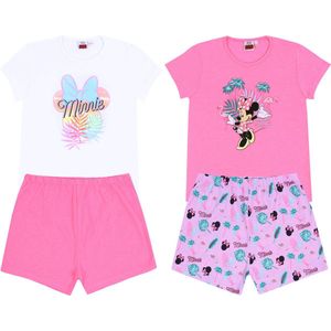 2 x Roze pyjama, flamingo's Minnie Mouse DISNEY