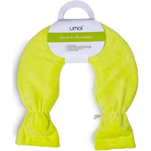 Kruik van hoge kwaliteit PVC voor nek en schouder met zachte fleece-hoes met extra binnenvoering en klittenbandsluiting, BS1970:2012 gecertificeerd - niew Model (Groen)