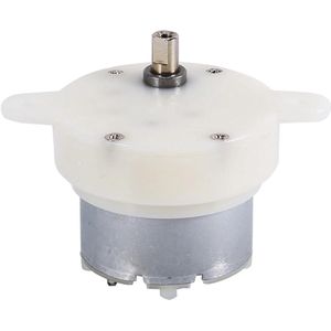 Hoog koppel langzame snelheid elektrische motor/versnellingsbak 3 rpm 4 mm schachtdiameter micromotor - DC12V