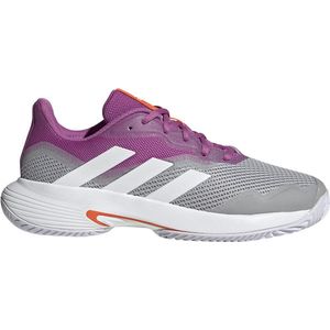 adidas Court Jam Control Clay Dames - Sportschoenen - Tennis -  - Grey/Purple