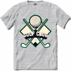 Golf Club | Golf - Golven - T-Shirt - Unisex - Donker Grijs - Gemêleerd - Maat 4XL