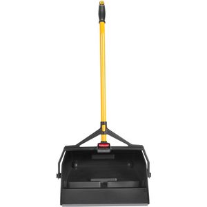 Rubbermaid - Lobby Pro Nat/Droog Afvalreservoir - Kunststof - Zwart - Geel