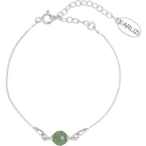 ARLIZI 2030 Armband groene aventurijn - sterling zilver