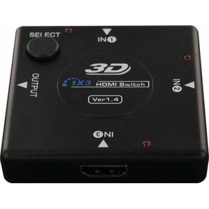 HDMI schakelaar 3 naar 1 - versie 1.3 (Full HD 1080p)