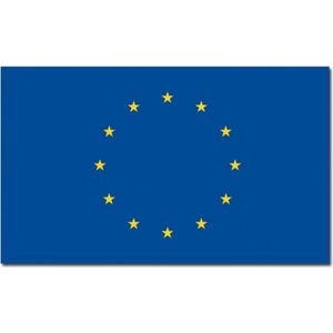 Vlag Europa 90 x 150 cm feestartikelen - Europa landen thema supporter/fan decoratie artikelen