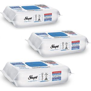 Sleepy 3-Pakket, Sleepy easy clean schoonmaak doekjes (100 doekjes) streeploos schoon, frisse geur, 0% parabeen en chloor. (geschikt voor ramen, badkamer, electronica, elke soort vloeren, enz.)