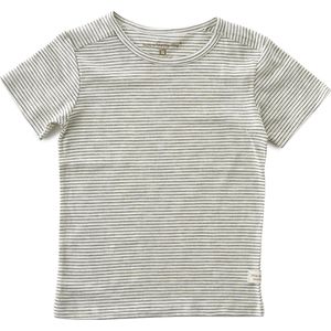 Little Label T-Shirt jongens - small black stripes