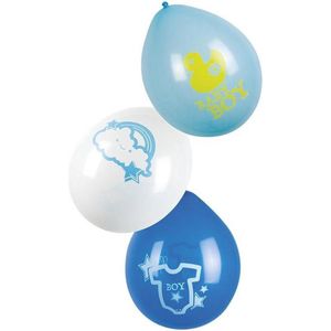 Ballonnen Baby Boy 6 stuks - .