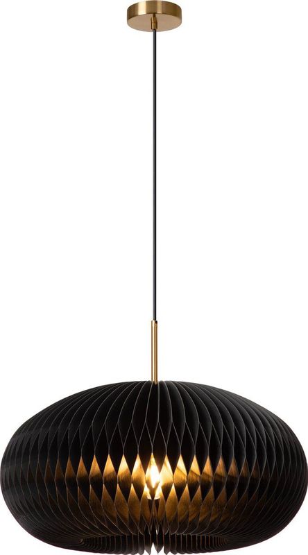Lucide ARMONI - Hanglamp - Ø 52 cm - 1xE27 - Zwart