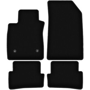BASIC zwarte veloursmatten voor: Renault Clio IV Grandtour, stationwagen, hatchback (2013-)