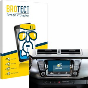 BROTECT - Screenprotector voor Skoda Fabia 3 Combi - Folie Beschermfolie Beschermglas transparant