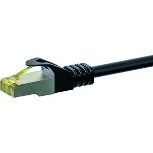 Danicom Cat7 S/FTP (PIMF) patchkabel - 20 meter zwart - netwerkkabel - internetkabel - UTP kabel - RJ45 - 10000 mbit/s