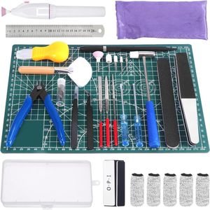 Famanu 29-delige modelbouwgereedschapsset, hobby-bouwgereedschapsset, modelbouwgereedschapsset, basic tools, knutselset voor Gundam auto modelbouw, repareren en bevestigen