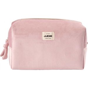 JJDK Cosmetische tas Murianette - Roze ribfluweel 24x10x14 cm