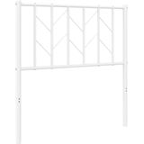 vidaXL-Hoofdbord-80-cm-metaal-wit