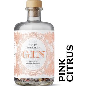 DIY Gin - Edition Pink Citrus - Maak je eigen Gin voor een heerlijke gin tonic - 500ml
