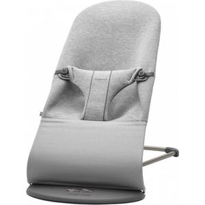 BabyBjörn Wipstoel Bliss - 3D Jersey - Lichtgrijs - Ergonomisch - Verstelbaar - Inklapbaar