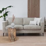 Bronx71® Scandinavische bank 3-zits Orlando stof gemêleerd taupe