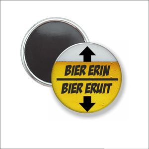 Button Met Magneet 58 MM - Bier Erin Bier Eruit - NIET VOOR KLEDING