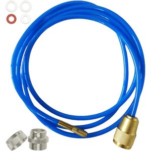 Allecto Plus - Hogedruk Pijpreinigingsapparaat 2m - Buisreiniger voor afvoer - Slang met waterdruk - M22/M24 - Blauw - Reinigingsslang - Afvoerspiraal