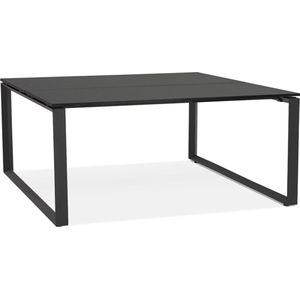 Kokoon Design Bureau Abak 140 cm Zwart