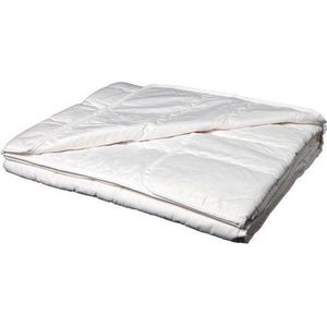 iSleep Cotton Washable Zomerdekbed - 100% Katoen - Litsjumeaux XL - 260x220 cm - Wit
