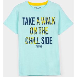 T-Shirt jongens Take a walke on the chill side maat 128