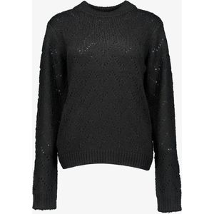 TwoDay gebreide dames trui zwart - Maat XL - 100% Acryl - Extra zacht
