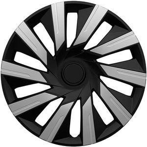 Wieldoppen TECNA-SB 16 inch ZILVER/ZWART. Set a 4 stuks (CONTROLEER UW BANDENMAAT en lees a.u.b. de onderstaande, uitgebreide tekst!)