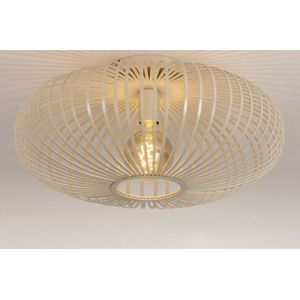 Lumidora Plafondlamp 74561 - E27 - Beige - Zand - Metaal - ⌀ 49 cm
