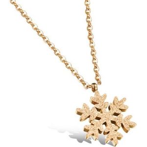 Cilla Jewels ketting Goud Snowflake Pendant