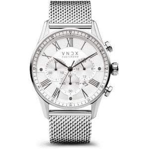 The Chief - Chronograaf Horloge - Wit - Staal