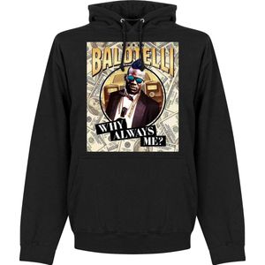 Mario Balotelli Public Enemy Hoodie - Zwart - L