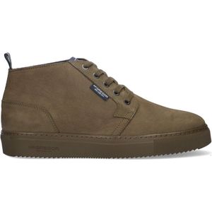 McGregor Heren Sneakers - Groen - Hoge Sneakers - Nubuck - Veters