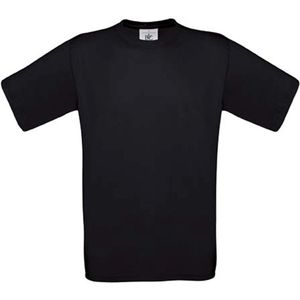 B&C Exact 190 / Kids T-shirt CG189 - Black - 7/8 Y (7/8 ans)